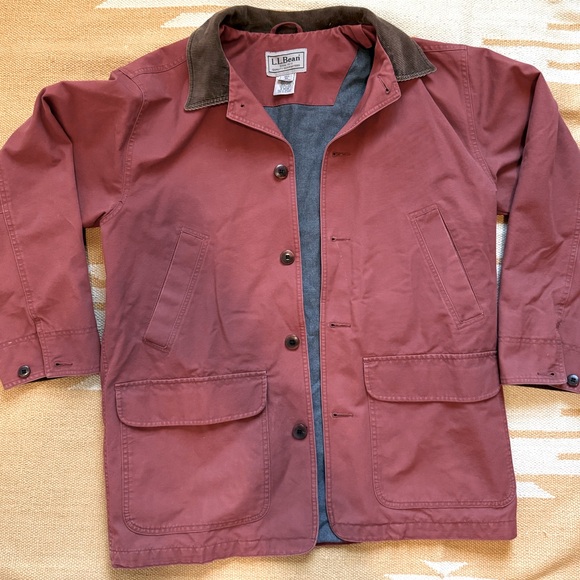 Vintage L.L. Bean Barn Coat - Men’s Medium - Red - Picture 1 of 9